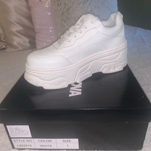 FashionNova platform sneaker.